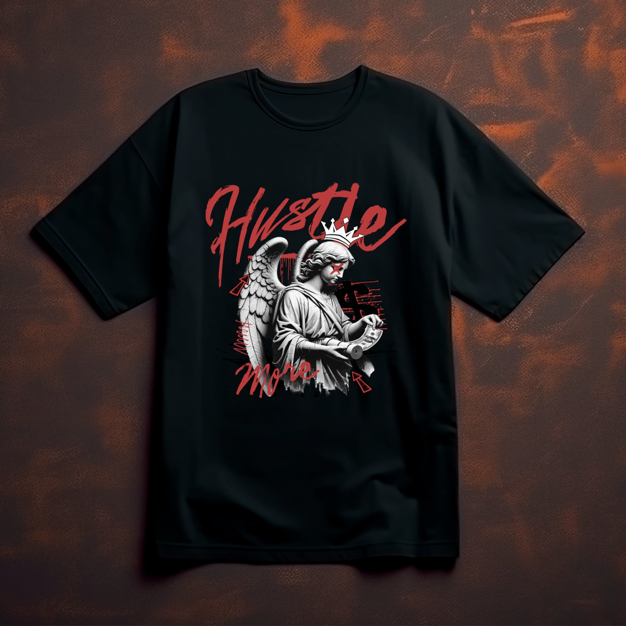 Hustle Mode Angel Graphic Tee